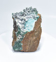 4.40" CHRYSOCOLLA Pseudomorph With MALACHITE And QUARTZ. Congo Q577