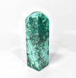 3.38" POLISHED MALACHITE OBELISK Tower Carving - Congo A947