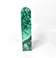 5.70" POLISHED MALACHITE OBELISK Tower Carving - Congo A938