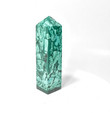 4.48" POLISHED MALACHITE OBELISK Tower Carving - Congo A943