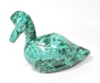5.23" POLISHED MALACHITE DUCK Animal Carving - Congo mc937