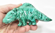 5.07" POLISHED MALACHITE DINOSAUR Animal Carving - Congo mc944