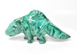 5.07" POLISHED MALACHITE DINOSAUR Animal Carving - Congo mc944
