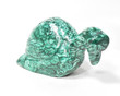 5" POLISHED MALACHITE DUCK Animal Carving - Congo mc939