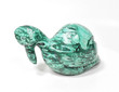 5" POLISHED MALACHITE DUCK Animal Carving - Congo mc939