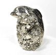 4.72" Beautiful GOLDEN PYRITE DOLPHIN Carving Huanzala Mine, Peru P959