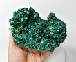 6.69" SHIMMERING FIBROUS MALACHITE - Mindingi Mine, Congo Q614