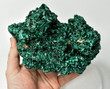 6.69" SHIMMERING FIBROUS MALACHITE - Mindingi Mine, Congo Q614