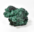3.81" SPARKLY MALACHITE STALACTITE Cluster - Mindingi Mine, Congo Q609