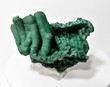 5.07" SPARKLY MALACHITE STALACTITE Cluster Geode - Mindingi Mine, Congo Q608