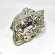 5.70" Beautiful GOLDEN PYRITE SKULL Carving Huanzala Mine, Peru P929