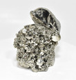 3.66" Beautiful GOLDEN PYRITE DOLPHIN Carving Huanzala Mine, Peru P933