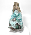 6.49" CHRYSOCOLLA Ps With MALACHITE QUARTZ Druzy Tenke Fungurume Congo Q602