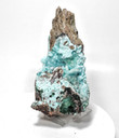 6.49" CHRYSOCOLLA Ps With MALACHITE QUARTZ Druzy Tenke Fungurume Congo Q602