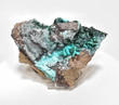 5.03" CHRYSOCOLLA Ps With MALACHITE QUARTZ Druzy Tenke Fungurume Congo Q598