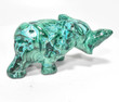 3.34" POLISHED MALACHITE and Chrysocolla ELEPHANT Animal Carving - Congo mc931