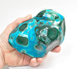 4.96" POLISHED CHRYSOCOLLA MALACHITE Kalukuluku Mine - Congo B153
