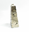 5.19" Golden PYRITE CRYSTAL OBELISK Tower Huanzala Mine, Peru - T309
