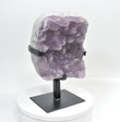 9.72" Beautiful DRUZY SUGAR AMETHYST with stand - Brazil T299