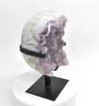 9.72" Beautiful DRUZY SUGAR AMETHYST with stand - Brazil T299