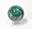 2.67" POLISHED MALACHITE SHERE With Stand - Congo E624