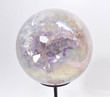 5.62" Beautiful POLISHED AURA AMETHYST Sphere with stand -Brazil T304