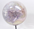 5.62" Beautiful POLISHED AURA AMETHYST Sphere with stand -Brazil T304