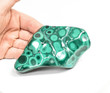 4.72" POLISHED BULLSEYE MALACHITE - Congo B136