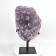 12.91" Beautiful DRUZY SUGAR AMETHYST with stand 15.7 Pounds - Brazil T297