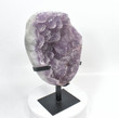 12.91" Beautiful DRUZY SUGAR AMETHYST with stand 15.7 Pounds - Brazil T297