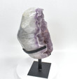 12.91" Beautiful DRUZY SUGAR AMETHYST with stand 15.7 Pounds - Brazil T297