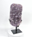 13.38" Beautiful DRUZY SUGAR AMETHYST with stand - Brazil T298