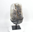 13.38" Beautiful DRUZY SUGAR AMETHYST with stand - Brazil T298