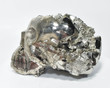 5.55" GOLDEN Polished PYRITE SKULL - Huanzala Mine, Peru T257