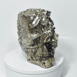 8.46" GOLDEN Polished PYRITE SKULL 21.5 Pounds - Huanzala Mine, Peru T270