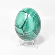 3.42" Polished MALACHITE EGG with Stand - Congo E639