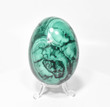 3.42" Polished MALACHITE EGG with Stand - Congo E638