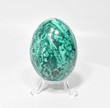 2.95" Polished MALACHITE EGG with Stand - Congo E645