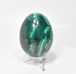 2.95" Polished MALACHITE EGG with Stand - Congo E646