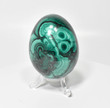 2.95" Polished MALACHITE EGG with Stand - Congo E646