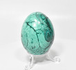 2.36" Polished MALACHITE EGG with Stand - Congo E651