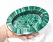 7.55" Beautiful Polished MALACHITE JEWELRY BOX with Chrysocolla - Congo mc997