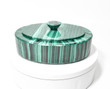 6.96" Beautiful Polished MALACHITE JEWELRY BOX with Chrysocolla - Congo mc995