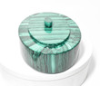 7.48" Beautiful Polished MALACHITE JEWELRY BOX with Chrysocolla - Congo mc996