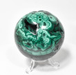2.95" POLISHED MALACHITE SHERE With Stand - Congo E627