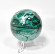 2.48" POLISHED MALACHITE SHERE With Stand - Congo E633