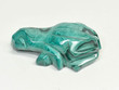 2.87" POLISHED MALACHITE FROG Animal Carving Congo CM57