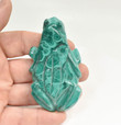 3.26" POLISHED MALACHITE FROG Animal Carving Congo CM61