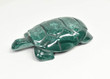 3.62" POLISHED MALACHITE TURTLE Animal Carving Congo CM48
