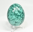 2.91" POLISHED MALACHITE EGG With Stand Congo E658